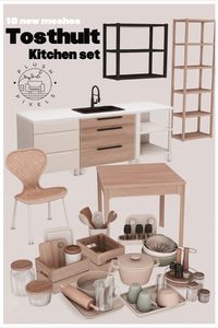 Elevate your Sims' culinary space with this adorable Sims 4 kitchen CC set at number 45 on my list! This cozy collection of 17 items includes everything from charming bread baskets and honey jars to stylish shelves, aprons, paper towel holders, and decorative hooks—all perfect for adding a warm, homey vibe. And that’s not all! This post covers everything your dream kitchen needs, from fridges and cabinets to islands, appliances, and clutter. Each item is available in easy-to-download Sims 4 CC packs, and I’m absolutely in love with how they transform any kitchen!