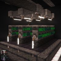 The final post from the Cyberpunk Military video is this server room to host the Cyber Division's cyberwarfare.
#Minecraft #Minecraftbuilds #Cyberpunk