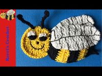 Today I will be showing you the crochet bee pattern that is the design for my logo. There will be a crochet pattern and a video tutorial.