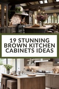 These brown kitchen cabinets ideas are designed to inspire and show you just how great this colour translates into our interiors. 19 stunning ideas for traditional, minimal and modern kitchens.