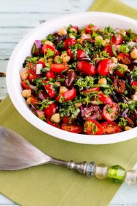 Chickpea Salad with Tomatoes and Olives – Kalyn's Kitchen