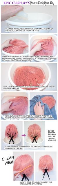 How to Wash Your Wig - Epic Cosplay Blog