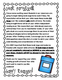 This is now an editable product! The first two pages are non editable, while the last three are editable.Ready to take the plunge and send home leveled readers with your students, but know the expectations need to be clearly outlined for parents and students? These letters should help!An introduction letter to parents explaining the expectations of having a book bag are included, as well as a notice to parents that their child failed to bring their book bag back to school and the consequences of