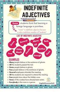 Indefinite Adjectives Examples and List