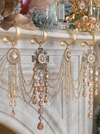 Our Gemstone Mantel Swag adds an extra touch of glamour to your holiday decor. Each crystal gemstone is set by hand to create an eye-catching accent for your mantel that is sure to impress your holiday guests.