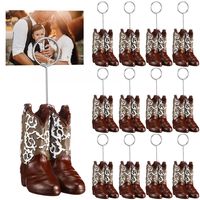 PRICES MAY VARY. Sufficient Quantity: 12 pieces of cowboy boots picture holders in western style, and they are so cute and vivid; The quantity is adequate for your reception table use and daily needs; You don't have to worry about the problem of no replacement Attractive and Exquisite Design: these cowboy boots table number holders have simple and exquisite design, hand painted with patterns, you can also see some wrinkles on the surface, realistic and vintage, adding a sense of beauty; You can