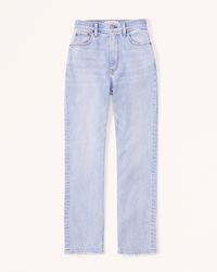 Women's Ultra High Rise Ankle Straight Jean | Women's Bottoms | Abercrombie.com