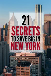 Traveling to New York? Check out this list of 21 Ways to Save in New York City with some our our favorite tips, tricks and secret ways to save in NYC. There's no reason a trip to the Big Apple has to break the bank. You can travel affordably and still have a fabulous time in the city!