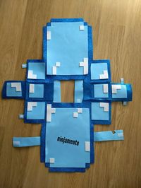 Super easy DIY Minecraft costume – Ninjamente