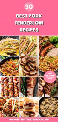 Try 30 of the best pork tenderloin recipes that are juicy, flavorful, and easy to prepare. These dishes, from savory marinades to comforting roasts, are perfect for weeknights or gatherings.