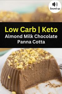 Indulge in the delightful sweetness of Easy Keto Almond Milk Chocolate Panna Cotta, a low-carb dessert that combines the rich flavors of almond milk and chocolate. This simple yet elegant recipe offers a smooth and creamy texture, satisfying your sweet tooth while adhering to a keto lifestyle. With minimal carbs, it's a guilt-free option for those craving a decadent treat. Embrace the luscious taste and simplicity of Almond Milk Chocolate Panna Cotta, proving that you can enjoy a luxurious dessert while staying true to your low-carb goals.