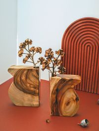 Vase à fleurs / Vase en bois / Vase en bois / Décoration d'intérieur / Cadeau pour elle / Vase bouton / Décoration - Etsy France