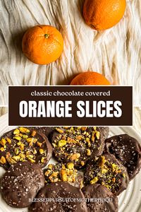 An easy recipe for luxurious tasting chocolate orange candy slices! | Make as a gift for others or yourself. | This simple recipe is perfect for the holiday season or anytime!