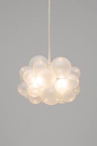 The Frosted 25 Bubble Chandelier | The Light Factory