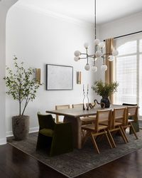 Transitional Dining Room - Audrey Scheck Design