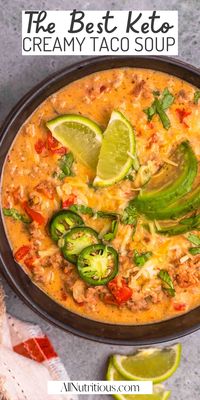 Perfect for a high protein diet, this is one of the best keto recipes and easy soup recipes that's both satisfying and simple to make. If you're looking for keto dinner ideas, this is a flavorful meal that fits right into your keto meal plan!