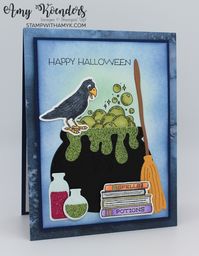 Stampin' Up! Potions & Spells Halloween Card With Video Tutorial