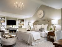 White on White Bedroom by Candice Olson