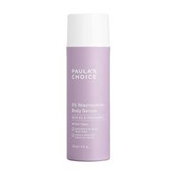 Paula's Choice 5% Niacinamide Body Treatment with Vitamin B3 & B5, Lotion for Discoloration, Redness, Wrinkles & Uneven Tone on Chest, Arms & Legs, Fragrance-free & Paraben-free, 4 Fl Oz.
Visit the Paula's Choice Store
4.4 4.4 out of 5 stars    156 ratings | Search this page
400+ bought in past month
Price:	
$26.10$26.10 ($6.53$6.53 / Fl Oz)