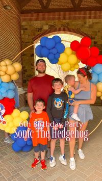 Sonic the hedgehog 6th birthday party💙❤️💛 Comment “SONIC” to get links sent directly to your DMs! My kids love all things sonic so I found the most affordable birthday party decorations that are super budget friendly🙌🏼 💙Sonic party finds: DIY balloon garland Backdrop stand Sonic yard cards Birthday yard cards Sonic personalized bday tshirt Sonic invitations Sonic ring toppers for cupcakes Sonic goody bags with sonic themed fillers Sonic table cloths Sonic fruit snacks Red plates and napki...