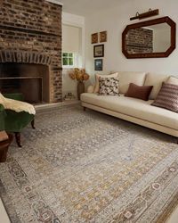 Chris Loves Julia x Loloi, Ida Stone / Gold Rug – FOR Living