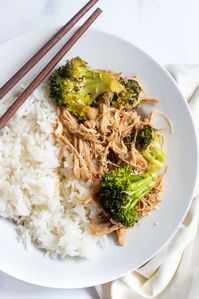 Flavor-packed & incredibly easy-to-make, this Crock Pot Chicken and Broccoli served over rice or even just on its own is the perfect low-fuss weeknight dinner.