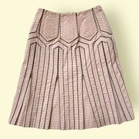 Carolina Herrera Skirt Size 4 In Great Condition Color: Blush/Black