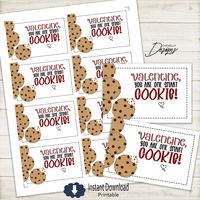 Smart Cookie Valentines | Printable - Digital File | Cookie Gift Tags | HTV001 Instant Download