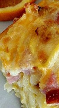 Amish Egg Bake - A superb Sunday or brunch dish! If you're not a cottage cheese fan, you can substitute using ricotta with equally great results. ❊