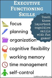 10 Fun Activities That Teach Executive Functioning to Kids and Teens - Left Brain Buddha