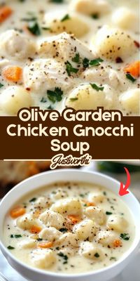 Craving Olive Garden’s famous chicken gnocchi soup? Now you can recreate it at home! This copycat recipe delivers the same creamy, comforting flavors with easy-to-follow steps and simple ingredients. Perfect for cozy family dinners or a comforting solo meal, this hearty soup is packed with flavor and sure to be a hit!