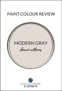 Paint Colour Review: Sherwin Williams Modern Gray SW 7632 - Kylie M Interiors