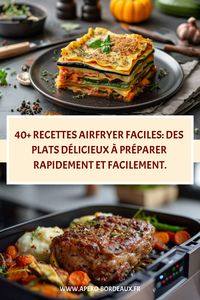 Trouver des recettes simples pour votre airfryer peut être une tâche ardue. Ces 40 idées de recettes faciles optimisent votre utilisation de l'airfryer, en vous permettant de préparer des plats sains rapidement. N'hésitez pas à sauvegarder cette épingle pour enrichir votre répertoire culinaire et impressionner votre famille à chaque repas !