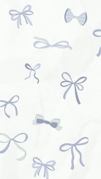 wallpaper clean girl bows blue