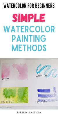 Learning watercolor basics is the first step in learning how to paint. Get easy tips for simple techniques. Perfect for beginners!