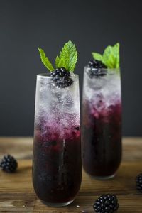 Blackberry, Mint, & Cucumber Gin Spritzer | There are so many summery drinks for you to choose from, so find one that tickles your fancy, make it, and enjoy each sip while you enjoy a warm and pleasant evening.