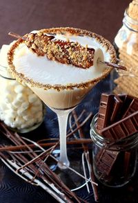 S'mores Martini - A Delicious Dessert Martini Recipe - Mantitlement