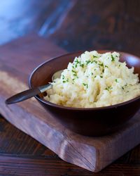 Cauliflower "Mashed Potatoes". I've seen recipes for this, but have never tried it. I love cauliflower, so I'm sure I'd like this too. I bet this would convert people who don't like cauliflower into cauliflower eaters.