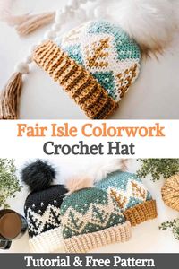 What's cozier on a cold day than a cherry crochet cap. And this pattern looks like knittted but crocheted!rnrnFair Isle Crochet has become more popular in recent years, and I'm here for it. You can enjoy making clothes that are not only functional for the warm months, but also stylish and fashionable.rnrnOften when we think of Fair Island, we think of weaving. But the world of fair crochet is growing and has its own benefits. When most crocheters think of color, they tend to think of...