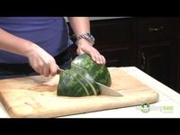 Watermelon Wedges and Cubes: Easy Cuts