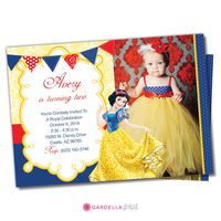 Snow White Invitation Snow White Invitation Snow by GardellaGlobal