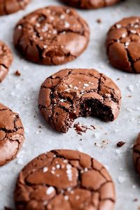 Salted Brownie Cookies