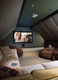 or perhaps the loft is a den for grown-ups? a mancave?