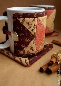 Mug Coozy With Matching Mat | Easy Quilted Gift Ideas You Can Sew For Your Girl Friends