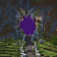 Minecraft Hardcore Nether Portal (first portal I've built in the world) : Minecraftbuilds