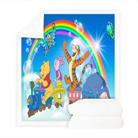 DDONVG Winnie The Pooh Blanket 150 x 200 cm Cartoon Cuddly Blanket Children's Baby Blanket Fleece Blanket Sherpa Sofa Throw Blanket Bedspread (1,100 x 140 cm) : Amazon.co.uk: Baby Products