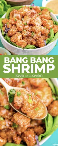 Bang Bang Shrimp Recipe • Love From The Oven