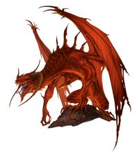 Diabolic Dragon - Pathfinder 2E 2.1 PFRPG PFSRD DND D&D 3.5 5E d20 fantasy