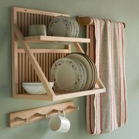 Wall Mounted Plate Rack