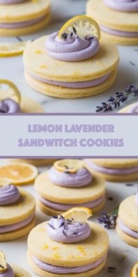 These lemon lavender sandwich cookies are a delicate combination of sweet and floral flavors. The tender lemon cookies pair beautifully with the light lavender frosting, making each bite a fragrant, flavorful experience. Perfect for tea parties or an afternoon treat!